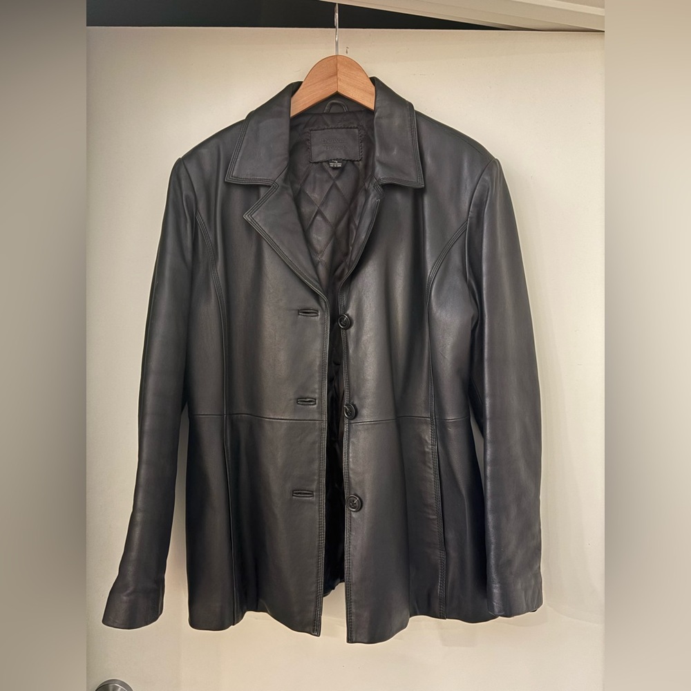 Denver Hayes Black Leather Jacket